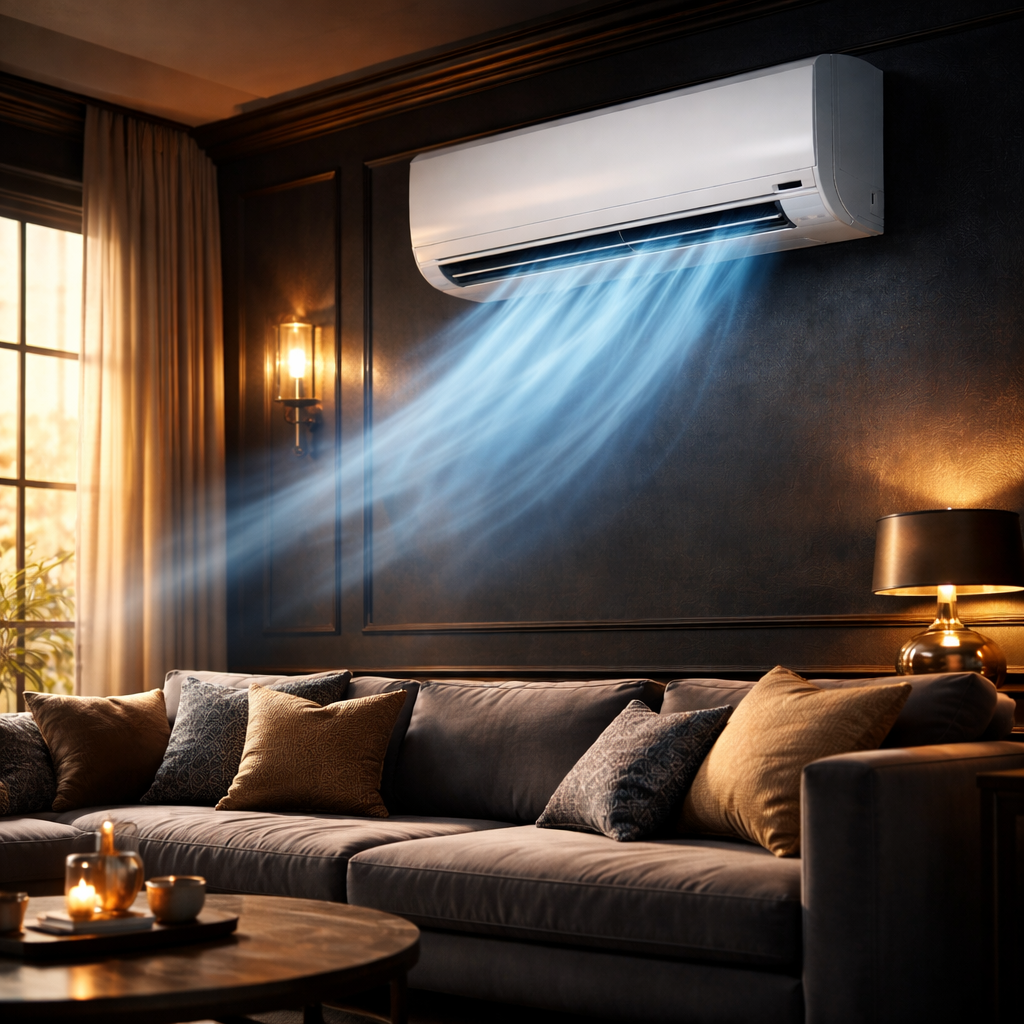 Ar-condicionado split instalado